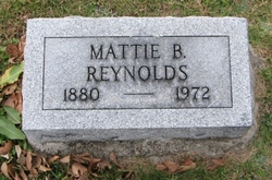 Mattie Byron <I>Clevenger</I> Reynolds 