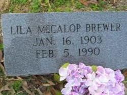 Lila <I>McCalop</I> Brewer 