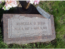Marcella Doris <I>Weber</I> Bulin 