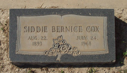 Siddie Bernice <I>Murray</I> Cox 