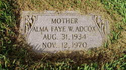 Alma Faye Adcox 