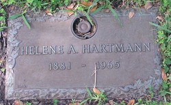 Helene Ann <I>Guentz</I> Hartmann 