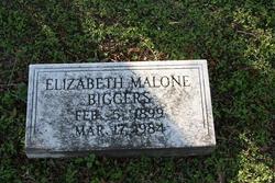 Elizabeth <I>Malone</I> Biggers 