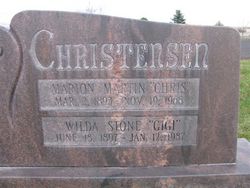 Wilda “Gigi” <I>Stone</I> Christensen 
