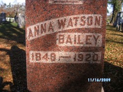 Anna <I>Watson</I> Bailey 