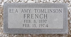 Ela Amy <I>Tomlinson</I> French 