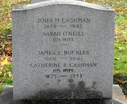 Sarah <I>O'Neill</I> Cashman 