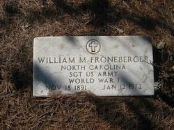 Sgt William Manuel Froneberger 