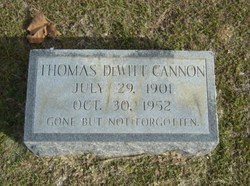 Thomas DeWitt Cannon 