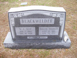 William Aaron “Bud” Blackwelder 