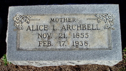 Alice L. <I>Pryor</I> Archbell 