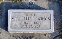 Lillie <I>Bass</I> Lewings 