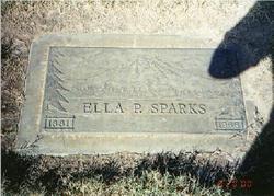 Ella Priscilla <I>Pendergraft</I> Sparks 