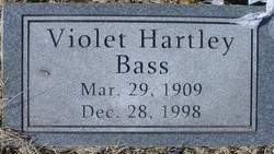 Violet <I>Hartley</I> Bass 