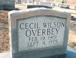 PFC Cecil Wilson Overbey 