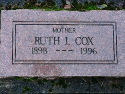 Ruth Irene <I>Myers</I> Cox 