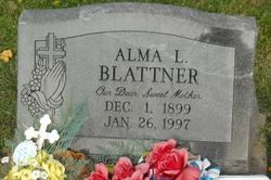Alma Louise <I>Blinzley</I> Blattner 