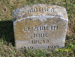 Elizabeth Jane <I>Arbogast</I> Webb 