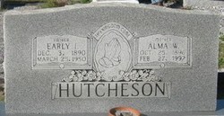 Alma <I>Willis</I> Hutcheson 