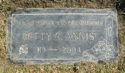 Betty Christine <I>James</I> Annis 