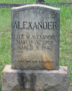 Effie <I>Mealor</I> Alexander 