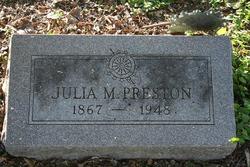 Julia M Preston 