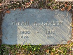 Sarah Alice <I>Paine</I> Carson 