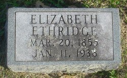 Elizabeth <I>Quisenberry</I> Blecher Ethridge 