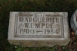 Marguerite Lurene <I>Behm</I> Wemple 