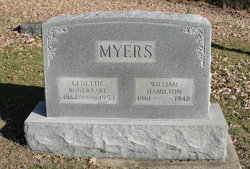 Genettie Ellen <I>Bonebrake</I> Myers 