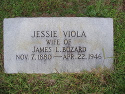 Jessie Viola <I>Segrest</I> Bozard 