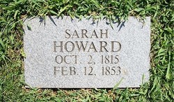 Sarah <I>Robertson</I> Howard 
