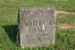 Martha J <I>Thompson</I> Casey 