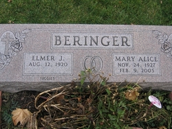 Mary Alice <I>Schultz</I> Beringer 