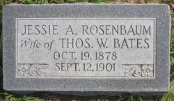 Jessie A <I>Rosenbaum</I> Bates 