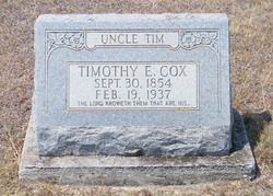 Timothy E. “Uncle Tim” Cox 