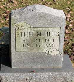 Ethel Marm <I>Bates</I> Liles 