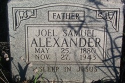 Joel Samuel “Joe” Alexander 