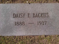 Daisy Edith <I>White</I> Backus 