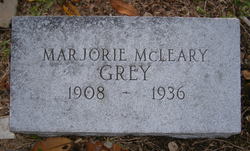 Marjorie “Margie” <I>McLeary</I> Grey 