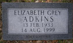 Elizabeth <I>Grey</I> Adkins 