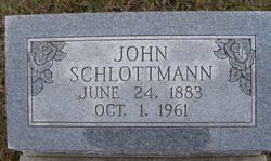 Johann August Franz “John” Schlottmann 