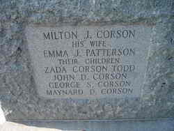 Emma Judith <I>Patterson</I> Corson 