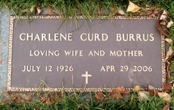 Charlene <I>Curd</I> Burrus 