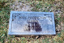 Mary <I>Pennington</I> Herrin 