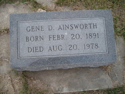 Eugene D “Gene” Ainsworth 