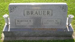 Martha Bertha <I>Hartmann</I> Brauer 