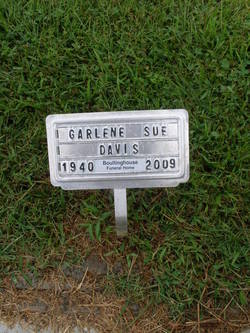 Garlene Sue <I>Richard</I> Davis 