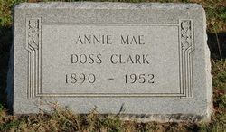 Anna Mae “Annie” <I>Poe</I> Doss Clark 