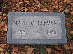 Matilda <I>Miller</I> Clemens 
